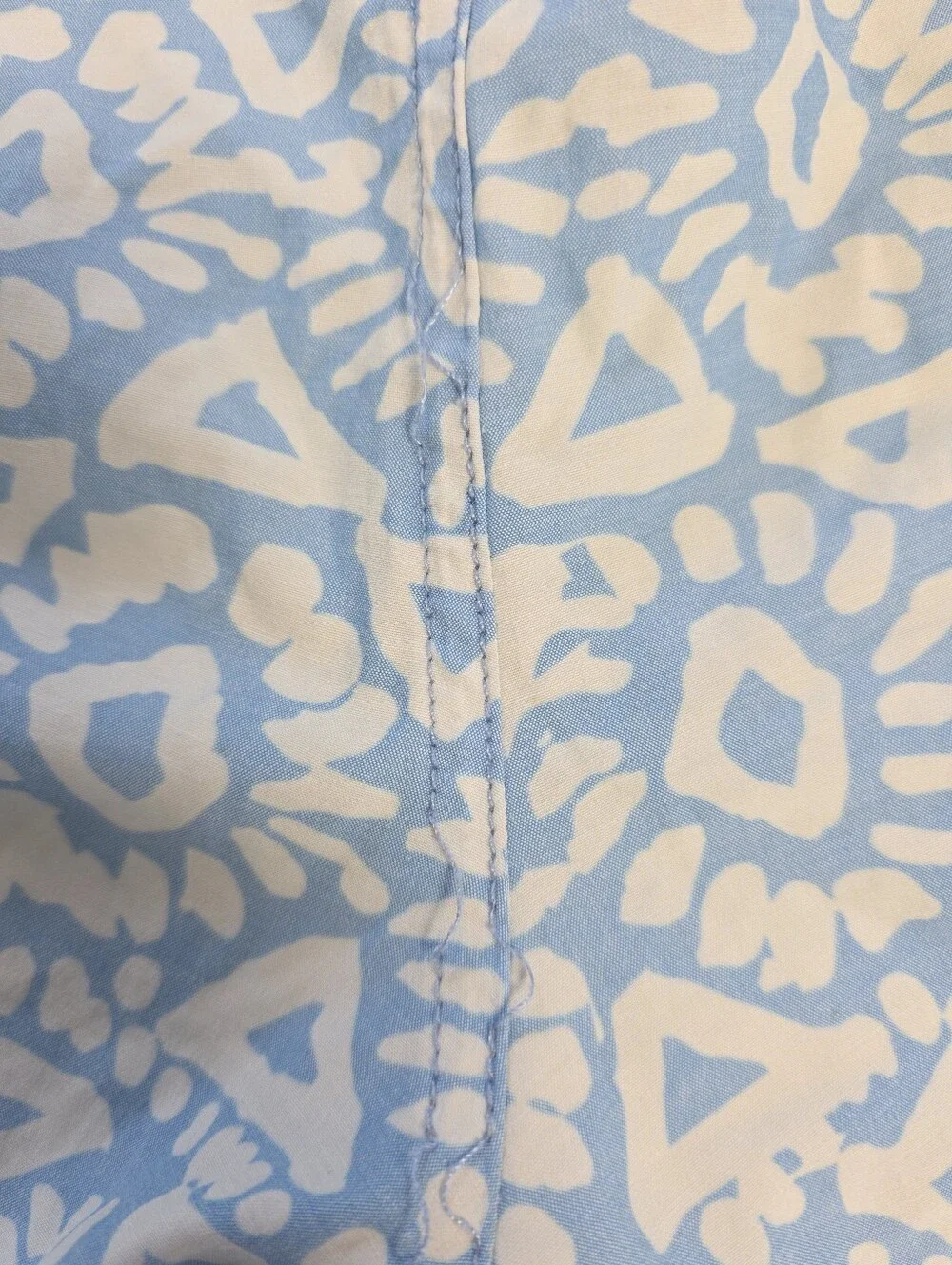 Chubbies Men's 2XL‎ Blue White Geometric Swim Trunks Shorts 5.5